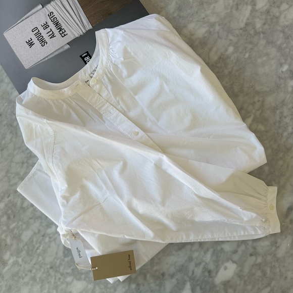 NWT Wilfred Free Tanaro Poplin Dress - Picture 9 of 9